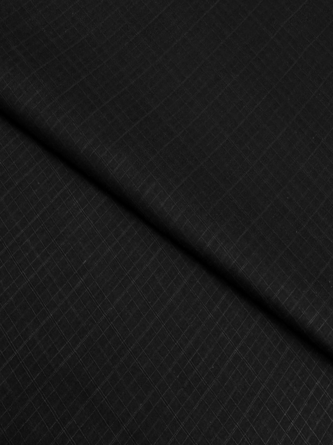 Wide Katpana Lawn – Black (BKLW-S25-0027), self-textured lawn fabric by the meter