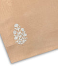 Embroidered Karandi – Skin, embroidered karandi fabric by the meter
