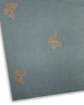 Embroidered Lawn – Blue (MEL-S26-110), embroidered lawn fabric by the meter