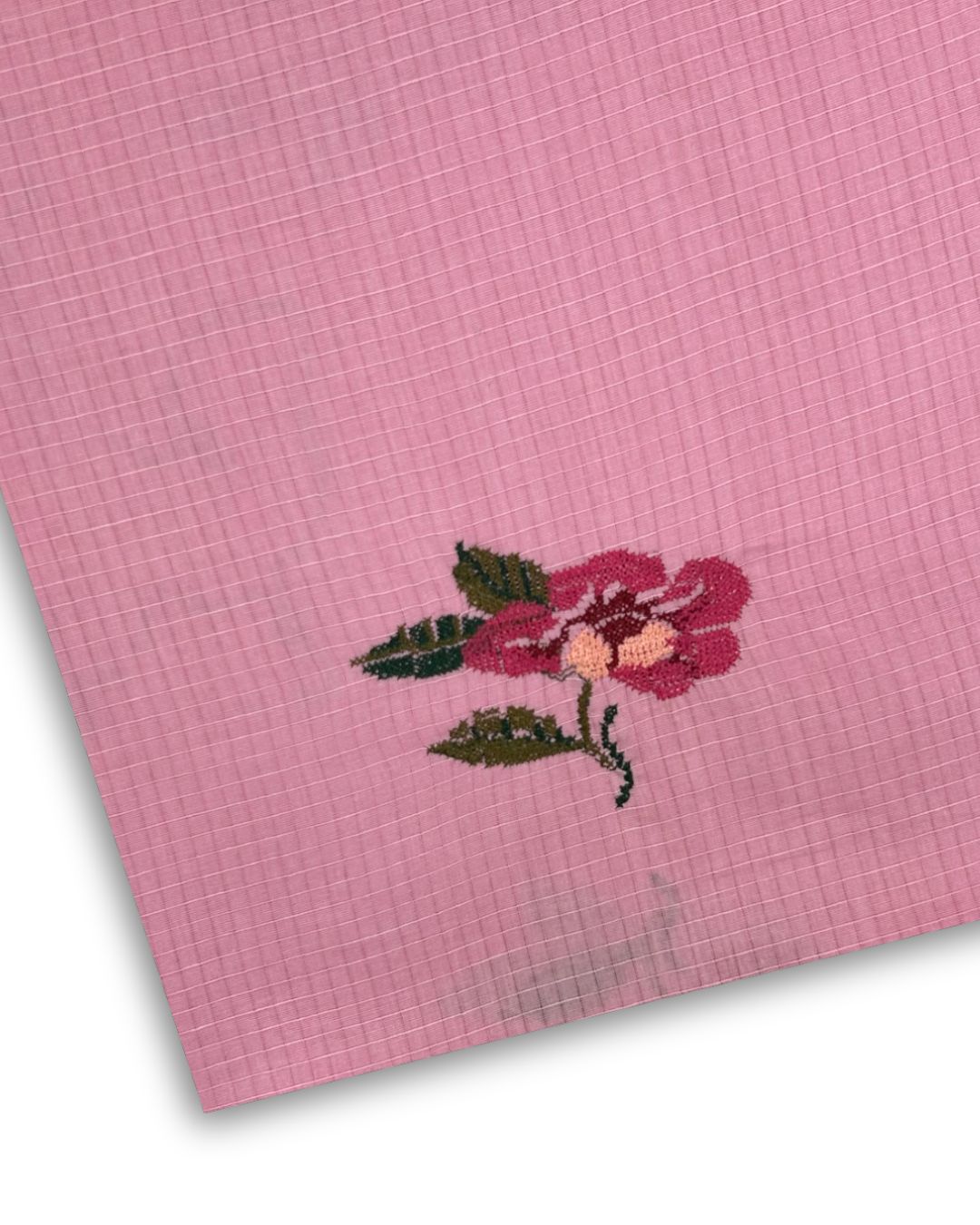 Embroidered Lawn – Tea Pink fabric