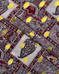 Golden Broshia Print Lawn fabric