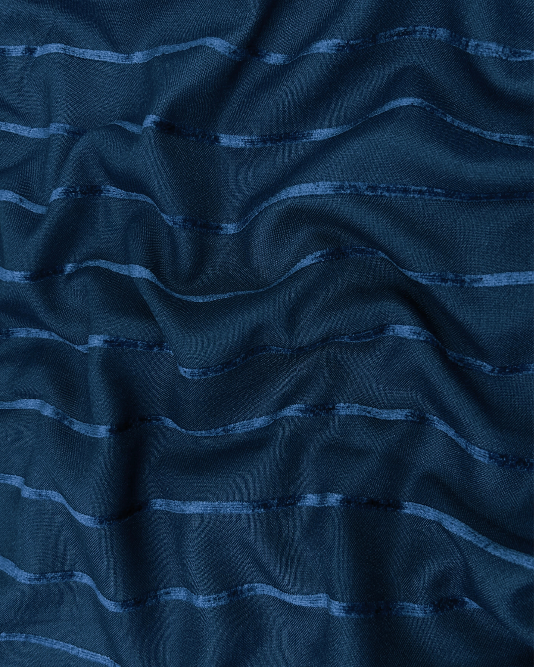 Alpine Velvet Rib – Teal (AVF-W25-0008), self-textured velvet fabric by the meter