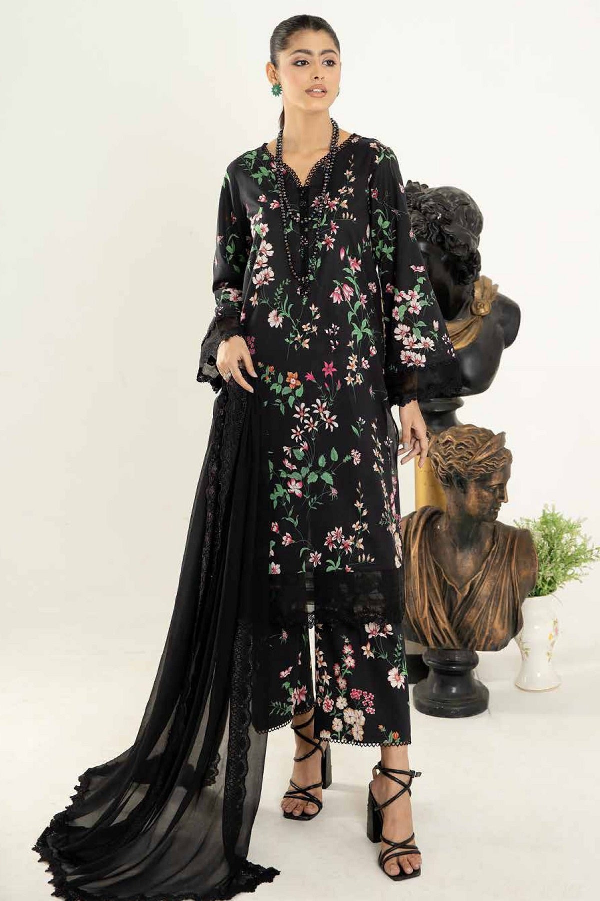 Aafreen Lawn By Riaz Arts AF-95 – Riaz Arts 3-piece unstitched suit