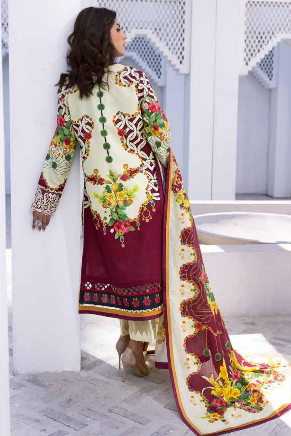 Roheenaz Lawn RNZ-09A (Driftwood Delight), photo 2