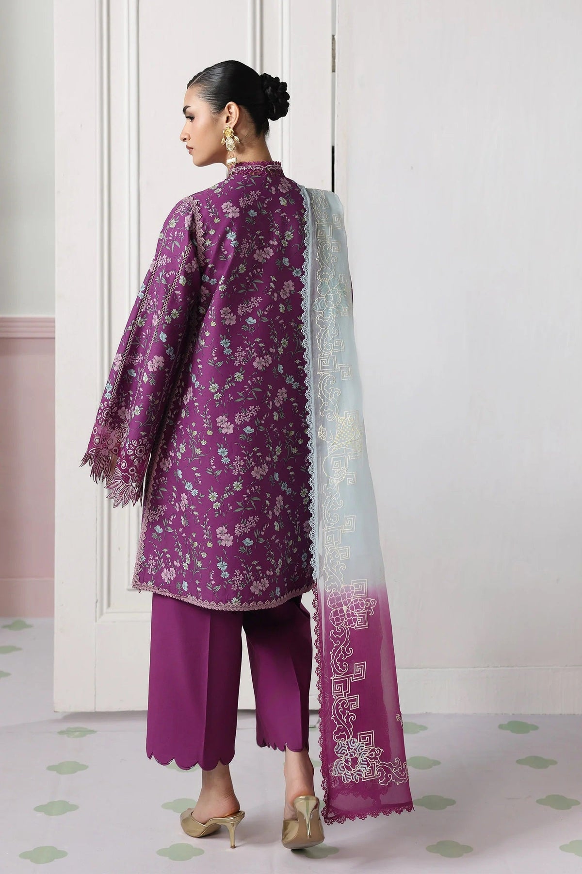 Qalamkar QPrints Lawn QQP-09A (Brise), photo 2