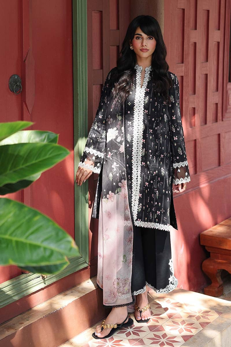 Qalamkar QPrints Lawn AX-09A (Farah) – Qalamkar 3-piece unstitched suit
