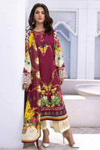 Roheenaz Lawn RNZ-09A (Driftwood Delight) – Roheenaz 3-piece unstitched suit