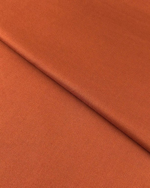 Alpine Velvet – Orange, plain velvet fabric by the meter