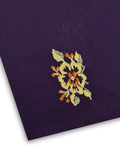 Embroidered Lawn – Plum fabric