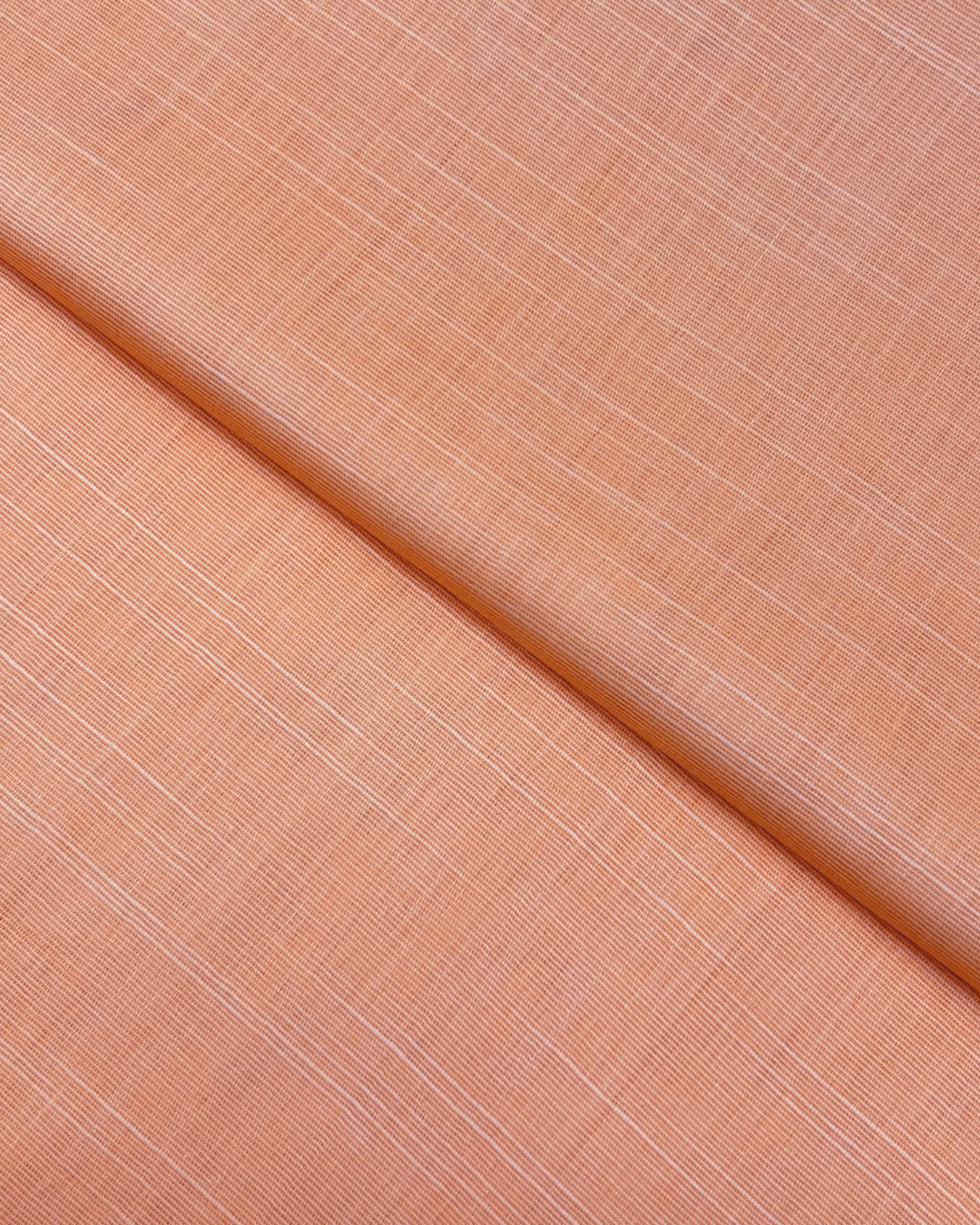 Slub Khaddar – Peach fabric
