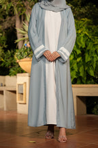 Zunaira Sky Blue Abaya by Al Deebaj, photo 2