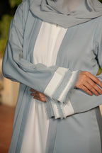 Zunaira Sky Blue Abaya by Al Deebaj, photo 4