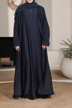 Hareer Blue Abaya by Al Deebaj, photo 4