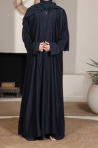 Hareer Blue Abaya by Al Deebaj