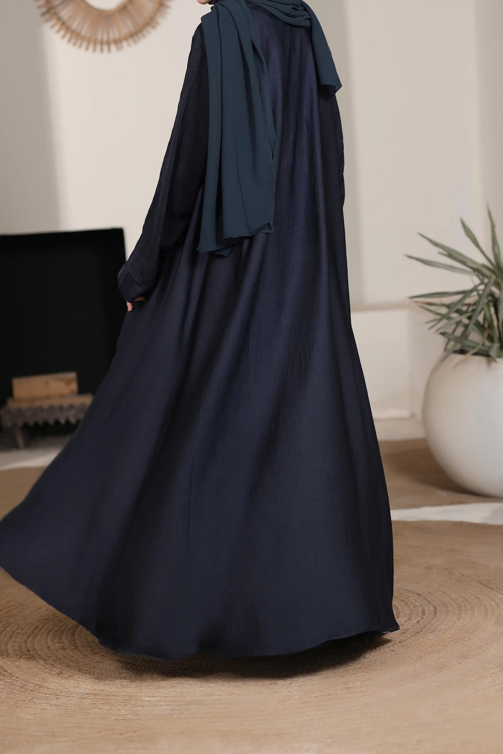 Hareer Blue Abaya by Al Deebaj, photo 5