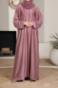 Hareer Pink Abaya by Al Deebaj