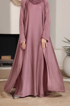 Hareer Pink Abaya by Al Deebaj, photo 3