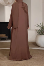 Hareer Brown Abaya by Al Deebaj, photo 3