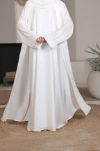 Hareer White Abaya by Al Deebaj, photo 3