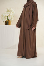 Brown Basic Abaya by Al Deebaj, photo 5