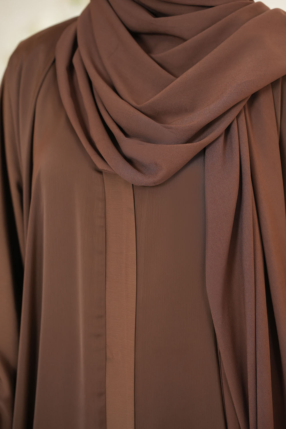 Brown Basic Abaya by Al Deebaj, photo 2