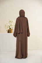 Brown Basic Abaya by Al Deebaj, photo 4