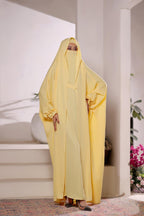 Yellow Jilbab abaya by Al Deebaj