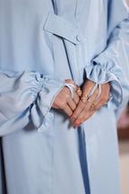 Sky Blue Jilbab Abaya by Al Deebaj, photo 2