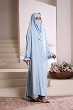 Sky Blue Jilbab Abaya by Al Deebaj