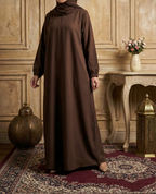Musfirah Brown Abaya by Al Deebaj, photo 3