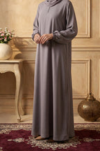 Musfirah Mauve Abaya by Al Deebaj
