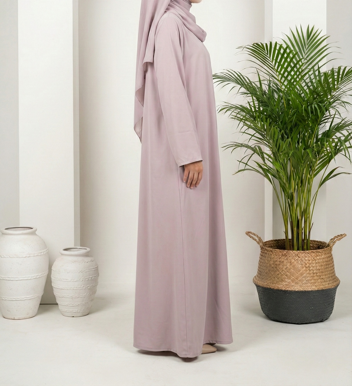 Zarnish Pink Abaya by Al Deebaj, photo 3