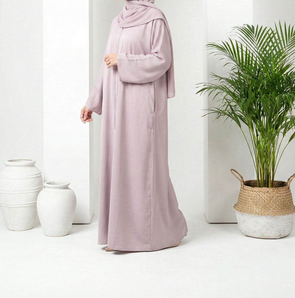 Zarnish Pink Abaya by Al Deebaj, photo 2