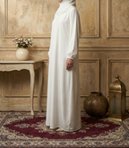 Musfirah White Abaya by Al Deebaj, photo 3