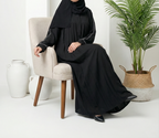 Faiza Black Abaya by Al Deebaj, photo 4