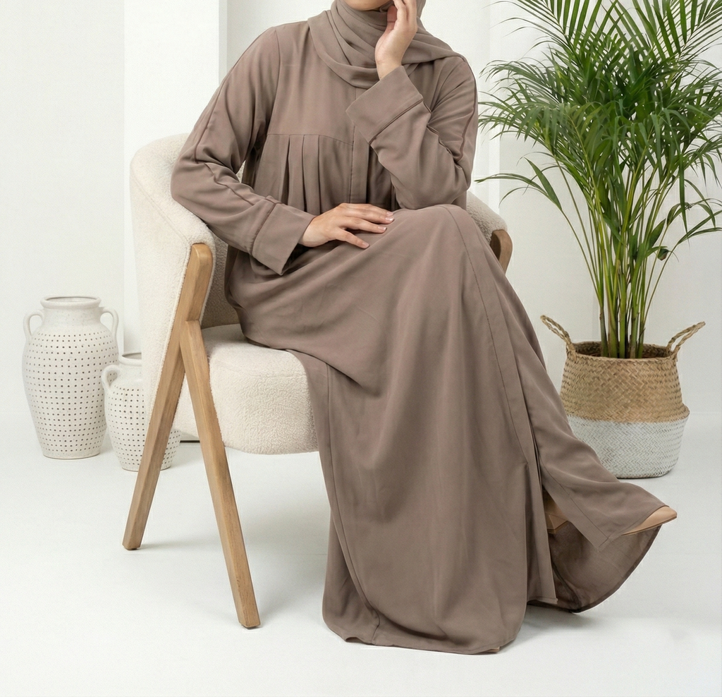 Faiza Brown Abaya by Al Deebaj, photo 3