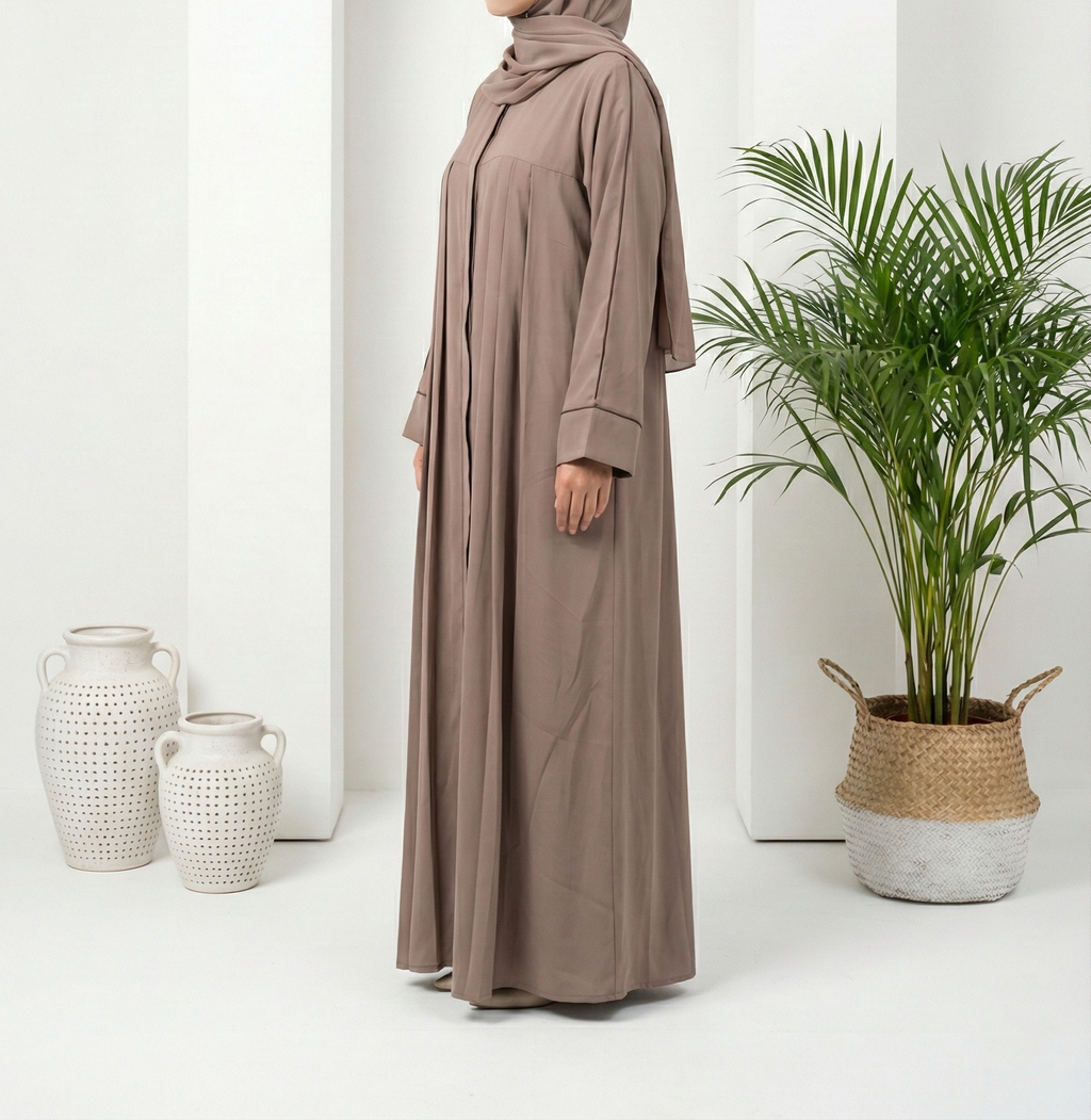 Faiza Brown Abaya by Al Deebaj, photo 4