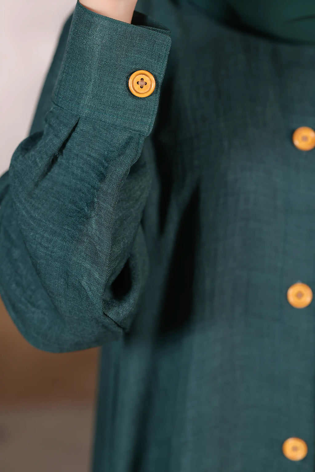 Maliha Green Abaya by Al Deebaj, photo 2