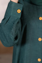 Maliha Green Abaya by Al Deebaj, photo 2