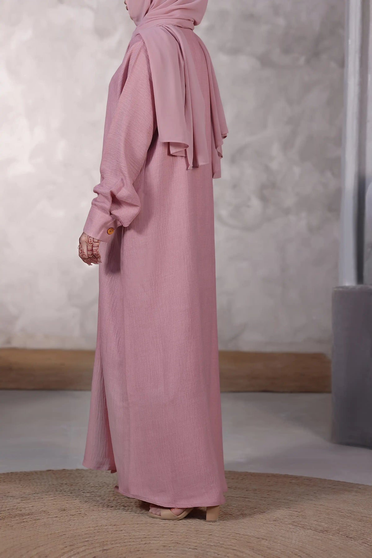Maliha Pink Abaya by Al Deebaj, photo 3