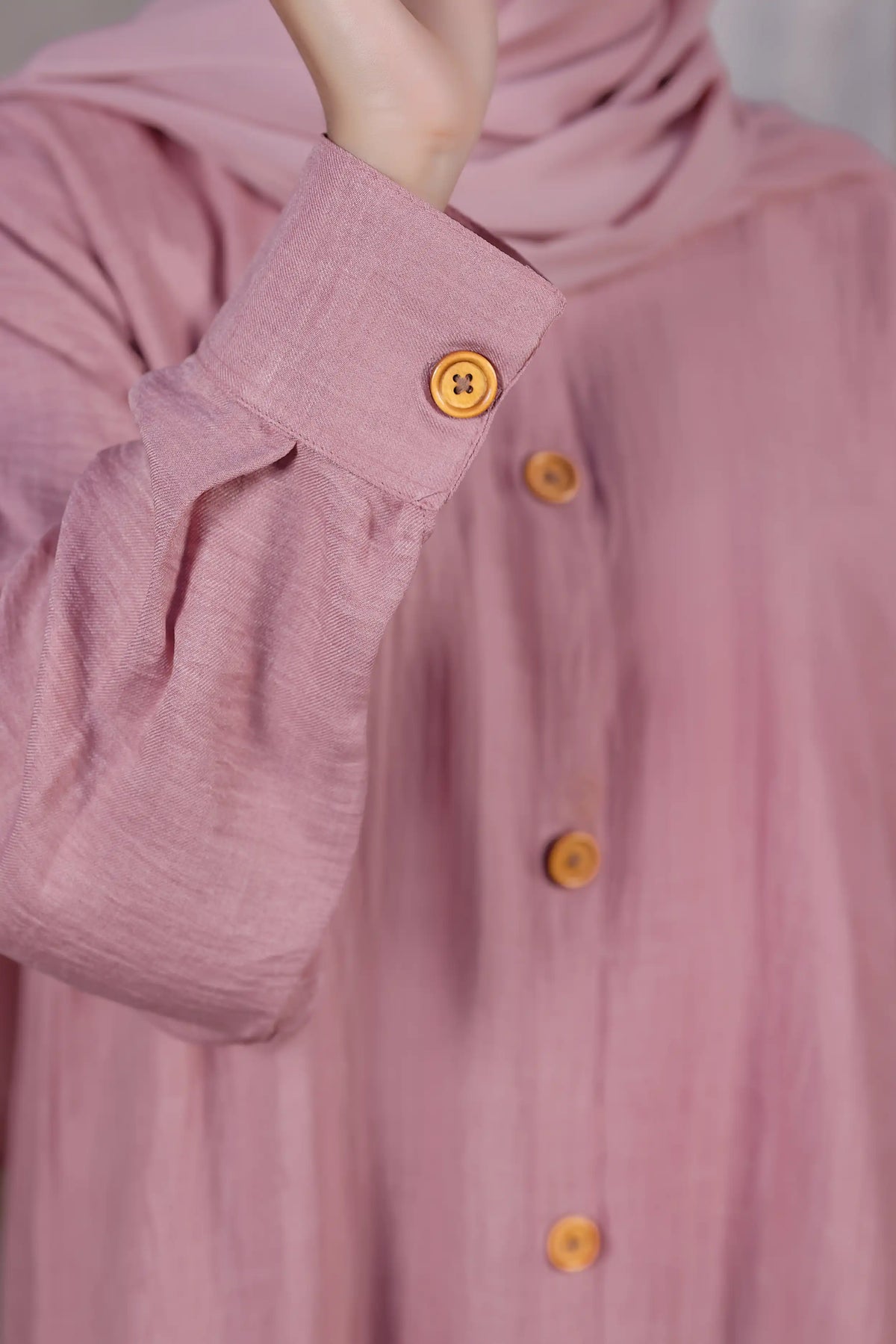 Maliha Pink Abaya by Al Deebaj, photo 2
