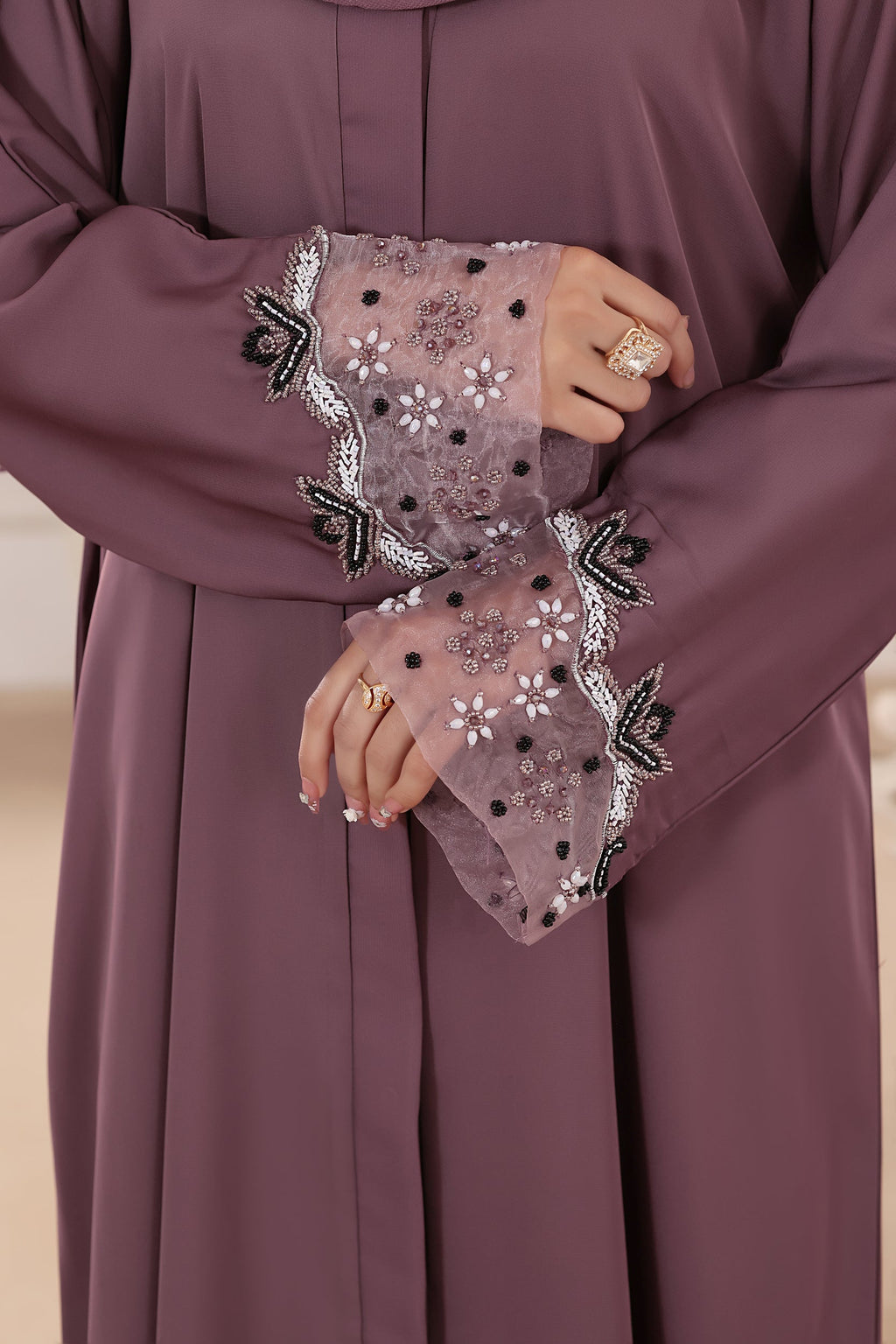 Tahira T-Pink Abaya by Al Deebaj, photo 3