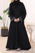 Hira Black Abaya by Al Deebaj