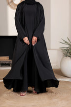 Hareer Black Abaya by Al Deebaj, photo 3