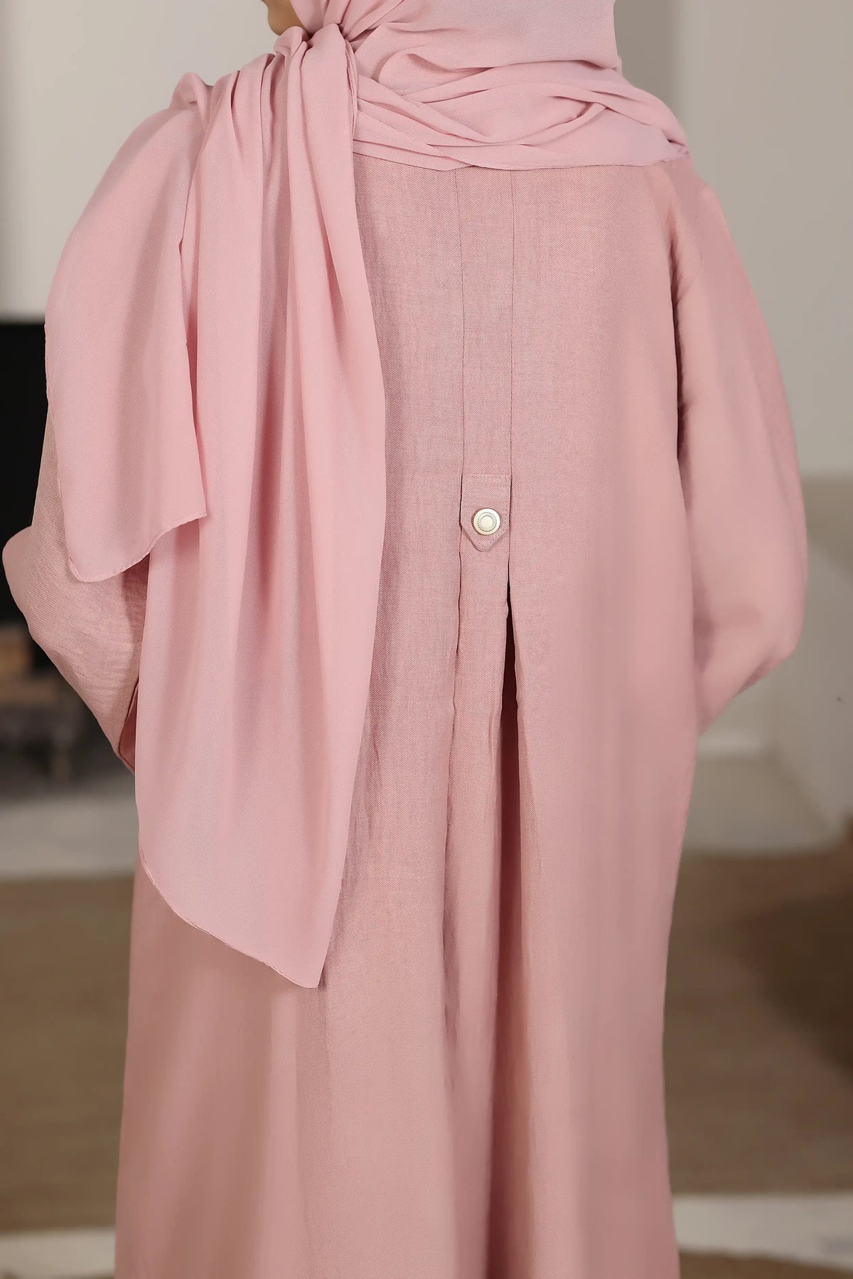 Huma Pink Abaya by Al Deebaj, photo 3