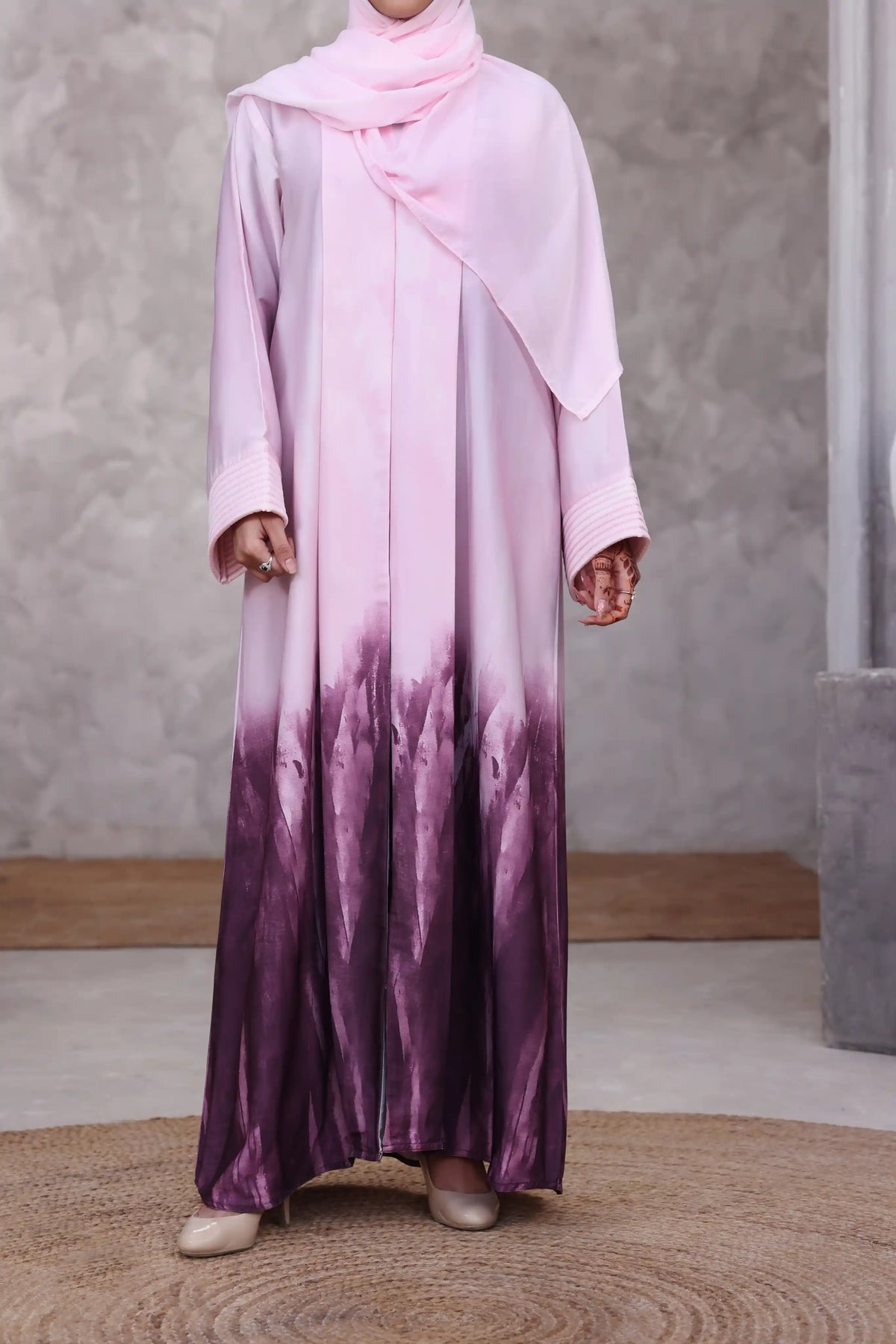 Desire Lavender Abaya by Al Deebaj