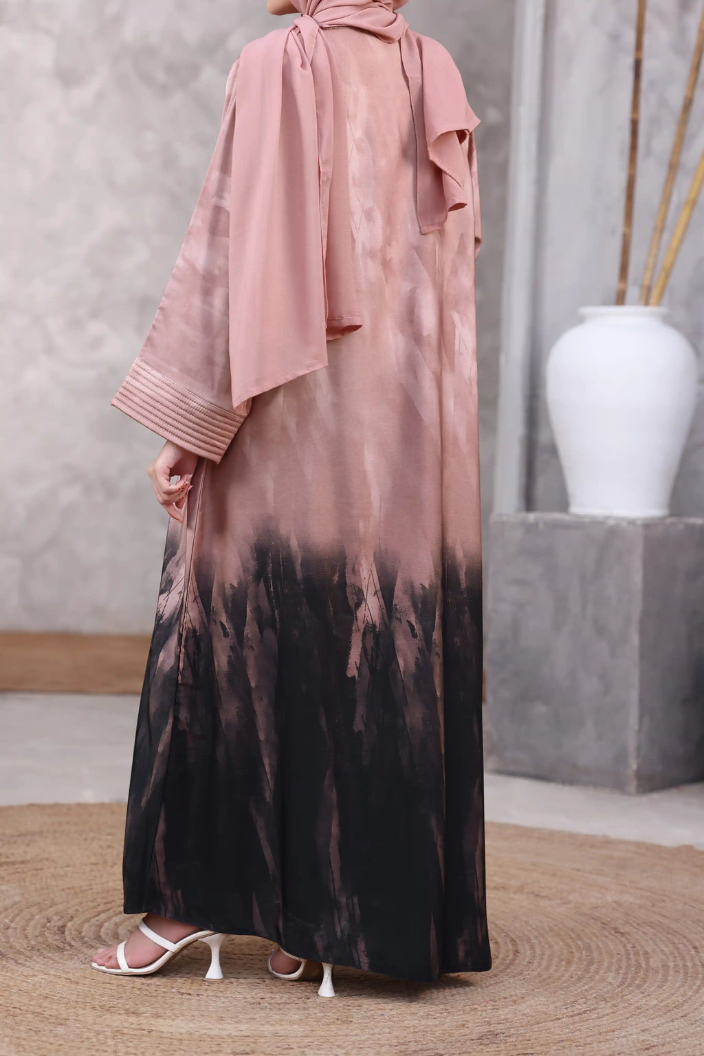 Desire Peach Abaya by Al Deebaj, photo 3