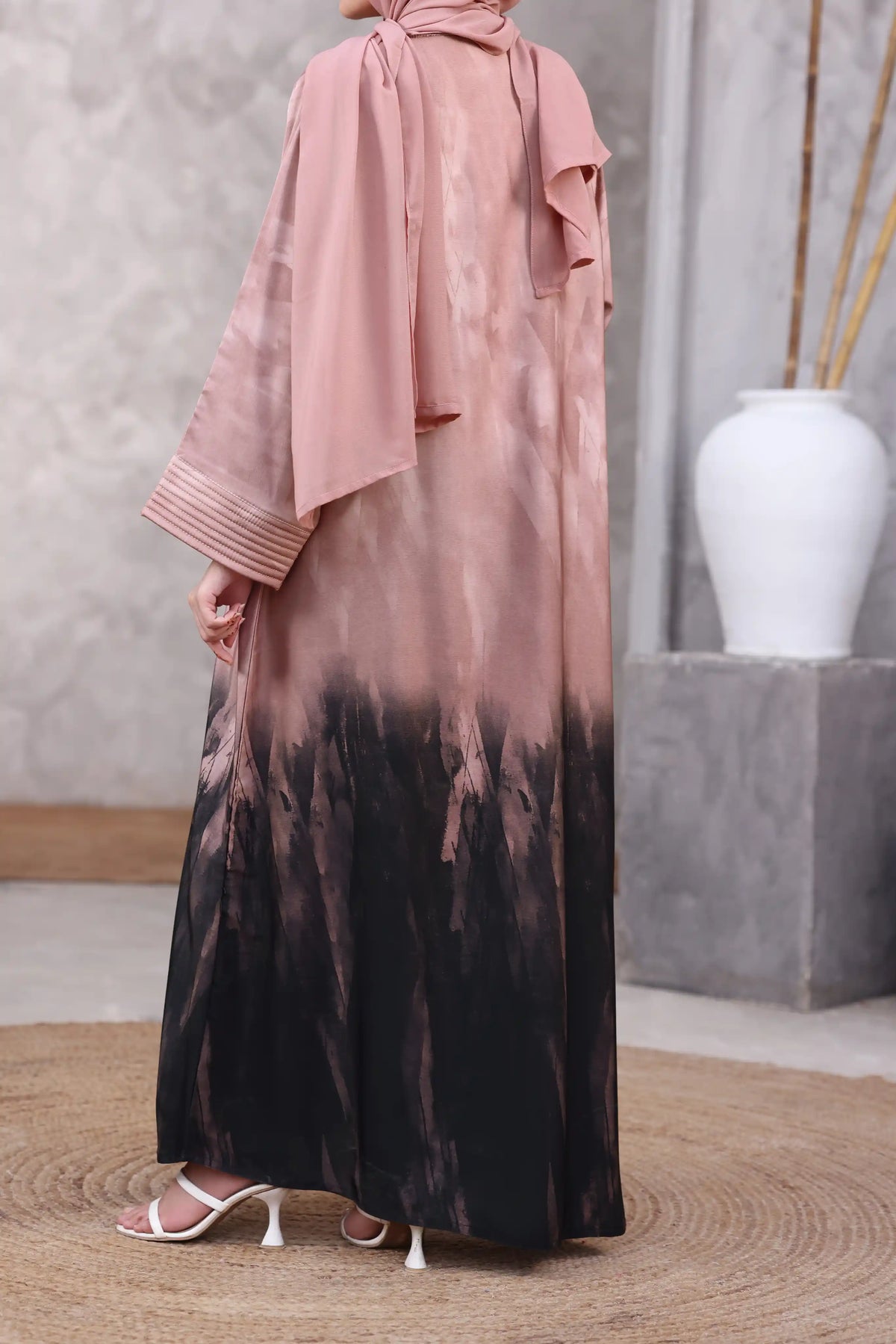 Desire Peach Abaya by Al Deebaj, photo 3
