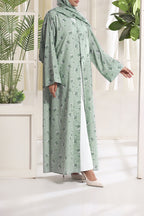 Mint Bloom Noure Abaya by Al Deebaj, photo 4