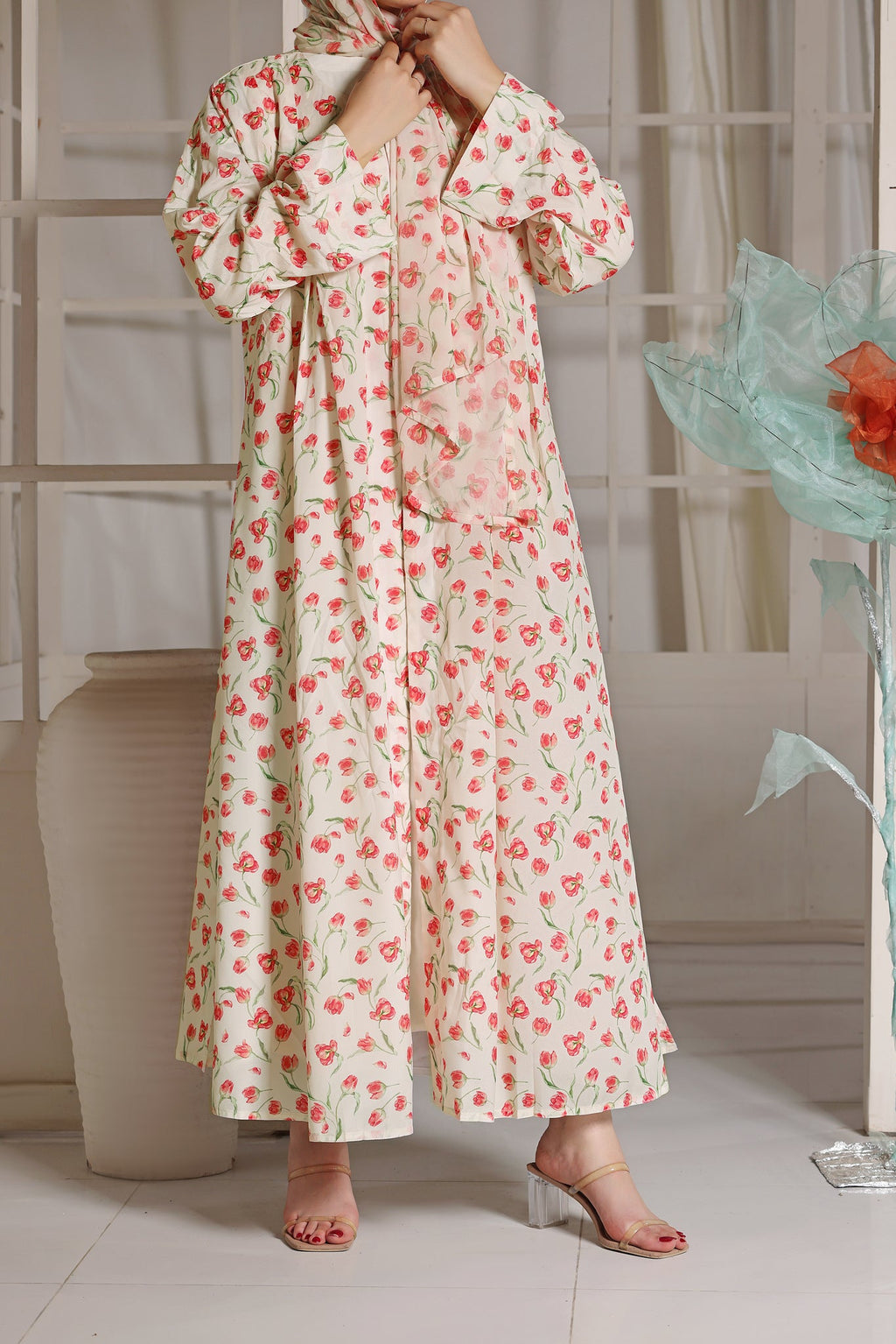 Rose Petal Noure Abaya by Al Deebaj, photo 7